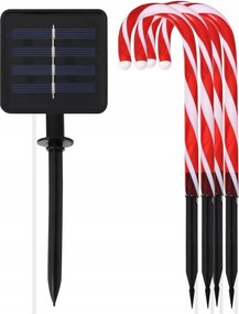 KarĂĄcsonyi napelemes Led lĂĄmpĂĄk KarĂĄcsonyi vilĂĄgĂtĂĄs 4db Candy