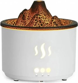 RDF3 aroma diffúzor vulkán formájában - 500 ml - fehér