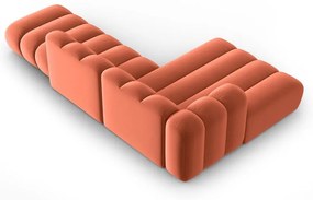 Rózsaszín sarokkanapé (bal oldali) Lupine – Micadoni Home