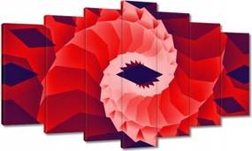 Vászonkép 140x80 Piros kanyar