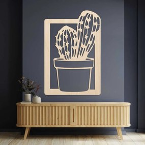 Designer fa falfestmény növényi motívummal - ELIEE