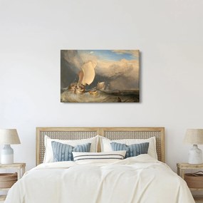 Kép - William Turner, Fishing Boats with Hucksters Bargaining for Fish, reprodukciók (90x60 cm)