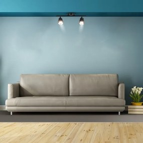 LED Spotlámpa 2xLED/5W/230V 4000K fekete