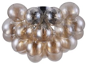 Maytoni MOD112CL-08G - Mennyezeti lámpa BALBO 8xG9/28W/230V arany/króm