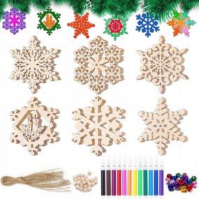 Karácsonyfadísz Fa karácsonyi medálok zsinórral 18 El