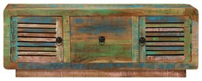 tömör újrahasznosított fa TV-szekrény 110 x 30 x 40 cm