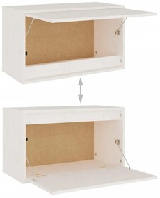 6 darab fehér tömör fenyőfa TV-szekrény