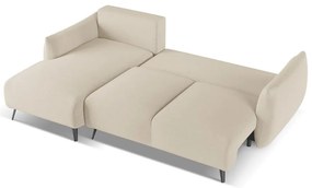 Bézs sarokkanapé (bal oldali) Malie – Makamii