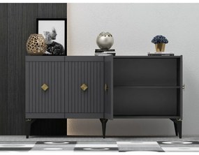 Midas Anthracite and Gold szekrény