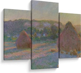 Kép - Claude Monet, Stacks of Wheat (End of Summer) , reprodukciók (90x60 cm)