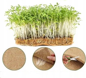 Kókusz Kerti Szőnyeg Hidroponikus Fű Csíráztatásához 50x50cm 500g/m2