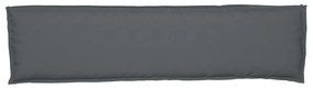 Raklap párna készlet 2 pcs Antracit 150 x 40 x 8 cm