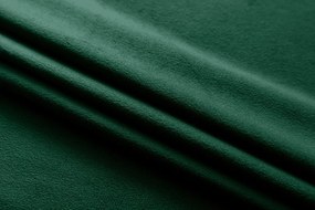 Sötétzöld fényzáró függöny VELVET 140x270 cm Felfüggesztés: Hullámos sínszalag