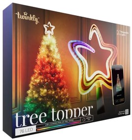 Twinkly TWTT030SPP-GUSB -LED RGB Dimmelhető Karácsonyi csillag 76xLED USB Wi-Fi
