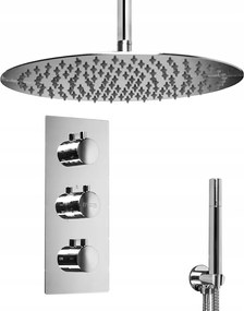 Falsík alatti zuhanyszett esőztető slim 30 cm