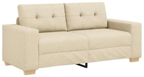 krém szövet loveseat kanapé 140 cm