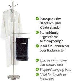 Adiamo kéztörlő és fürdőköpeny állvány - Wenko