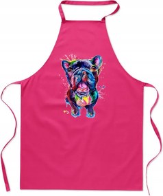 Konyhai Kötény Színes Francia Bulldog Divatos