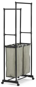 Tárolóállvány GD-176 BK, műanyag, fekete