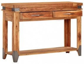 tömör akácfa tálalóasztal 110 x 34 x 74 cm