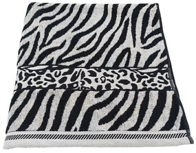 ZEBRA fehér frottír törülköző