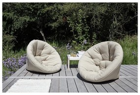 Design OUT™ Nido White kinyitható fehér kültéri fotel - Karup Design