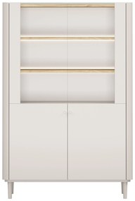 Elivo vitrin 100 cm - kasmír / olajozott tölgy