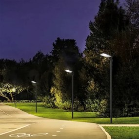 BRILAGI-LED kültéri lámpa oszloppal és 3 m kábellel URBANLIGHT LED/200W/230V fekete IP65
