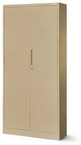JAN NOWAK JAN H nagyméretű polcos szekrény, 900 x 1950 x 400 mm, Fresh Style: bézs