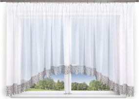 Függöny 400x160,íves,markizeta,gipsz 15cm-szürke