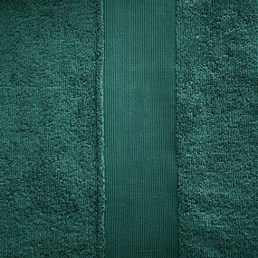 Sötétzöld frottír pamut törölköző és fürdőlepedő készlet 6 db-os Anti-Bacterial – Catherine Lansfield