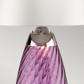 Elstead Lighting LENA LARGE LENA-TL-L-PLUM-OWSS Asztali lámpa 1X7W/GU10+1x60W/E27
