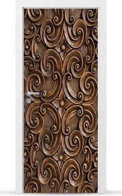 Furnér Kültéri Ajtó matrica Bútor öntapadós Könnyű Ragasztás