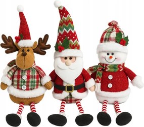 Karácsonyi Törpe Mikulás Rén Szarvas Hóember Gnóm Karácsonyi Dísz