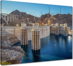 Vászonkép 50x40 Gát Tájkép