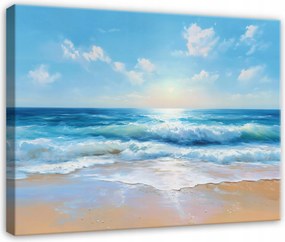 Vászonkép Tengerpart Természet Tájkép Hálószoba Nappali Konyha Vászonkép 100x70