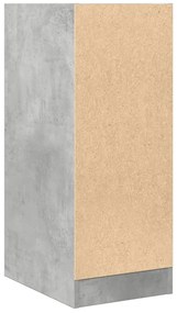 betonszürke szerelt fa patikaszekrény 30 x 41 x 77,5 cm