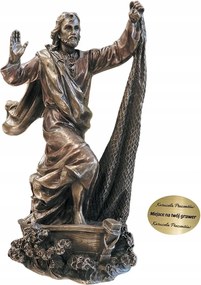 Jézus A Csónakban A Tóban Szimbolikus Hálóval Ajándék A Papnak V