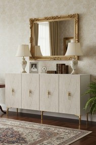 Salkım 150 - White, Travertine, Gold