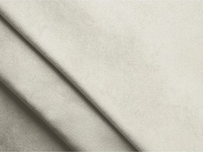 Krémszínű kárpitozott ágyneműtartós franciaágy ágyráccsal 180x200 cm Lemi – Makamii