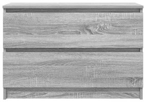 szürke sonoma színű szerelt fa TV-szekrény 80x35x54 cm