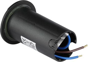 Fekete talajba süllyszthető lámpa 1X4W 50lm 6500 K
