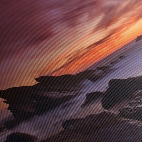 Naplemente a tengerparton képe (90x60 cm)