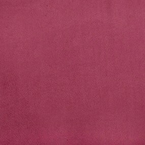 bordó bársony loveseat kanapé 140 cm