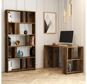 PC asztal polccal Limba (dió). 1088761
