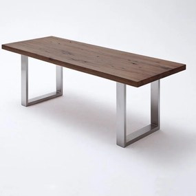 CASTELLO ANTIKOLT Tölgyfa Asztallapos Étkezőasztal 220x100cm