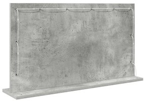 pipere tükör Beton szürke Beton 80 x 45 x 18 cm Tükör