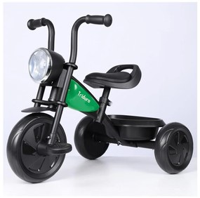 QPlay - Gyermek tricikli TRIDURO fekete/zöld T90-3-green