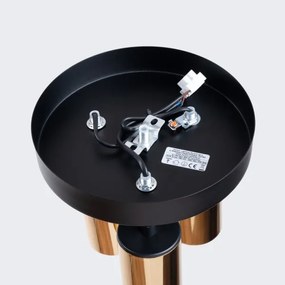 Sollux SL.1385 - Spotlámpa WINX 3xGU10/10W/230V fekete/arany