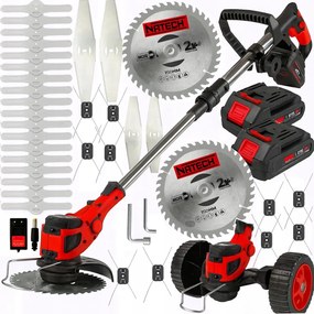 Szénkefe Nélküli Fűszegélynyíró Akkus Fűszegélynyíró 2 Aku Gazdag XXL